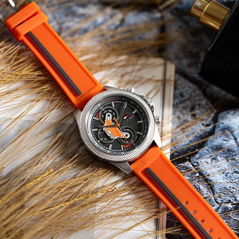 Tommy Hilfiger Clark Multifunction Orange Men’s Watch- 1792084